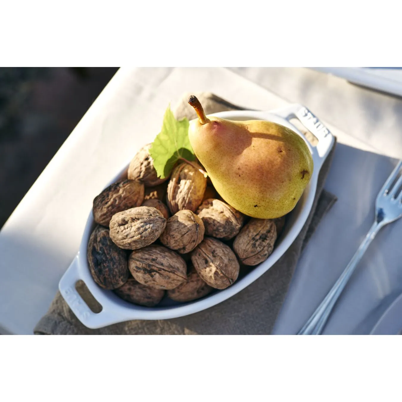 Staub Pirofila Ovale - 17 Cm, Colore Bianco Puro - immagine 3