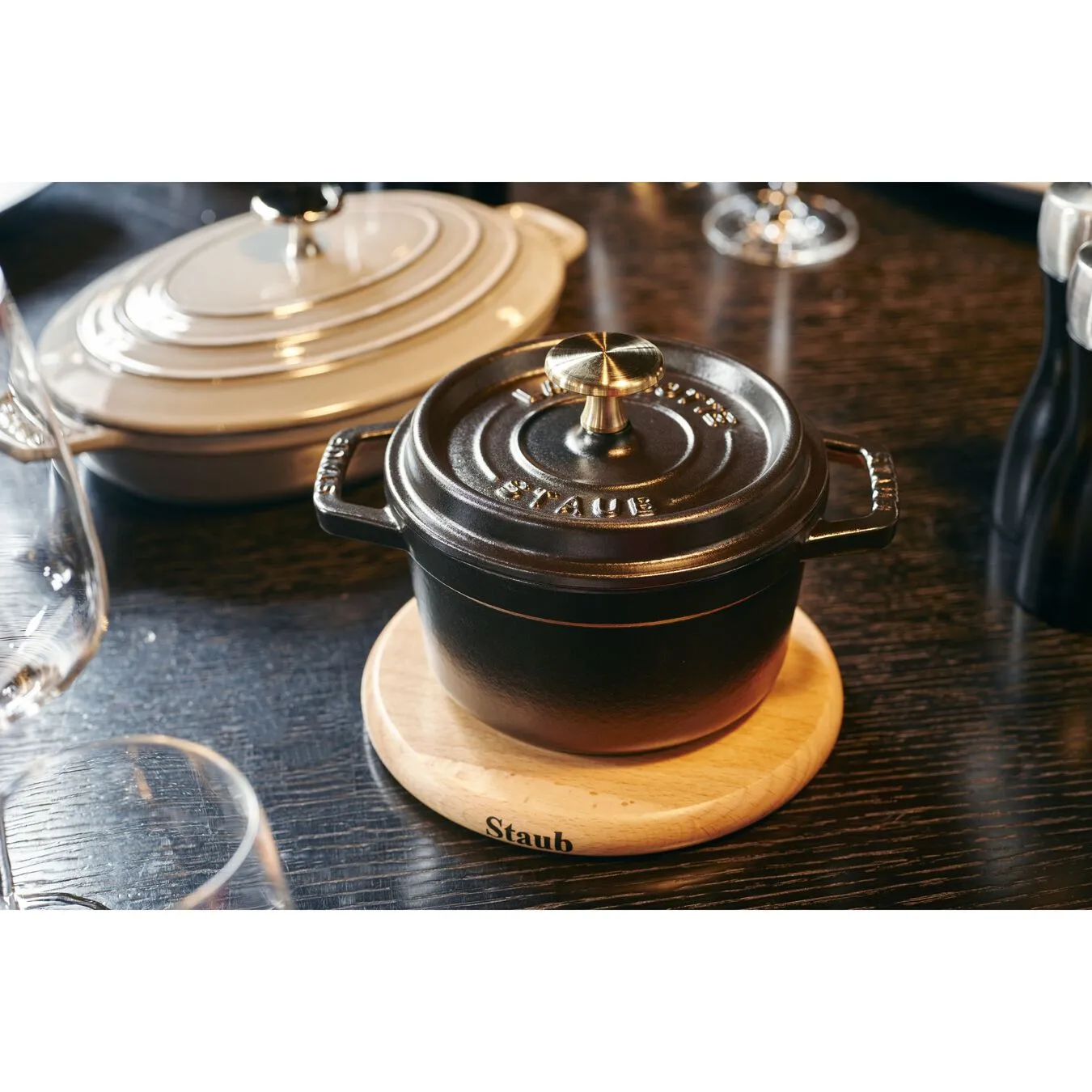 Staub Sottopentola Magnetico Rotondo - 16 Cm, Faggio - immagine 4