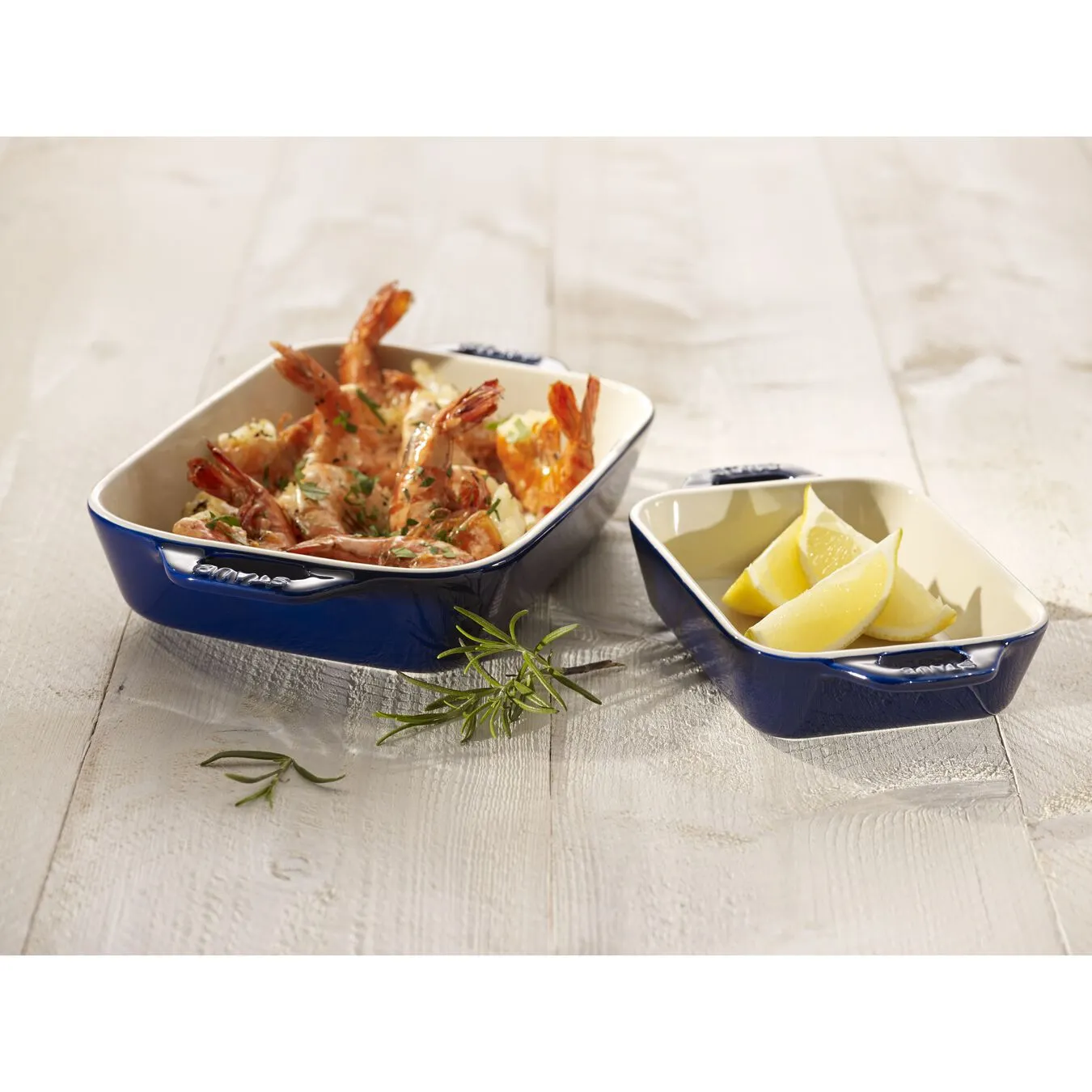 Staub Pirofila Rettangolare - 14 X 11 Cm, Blu Scuro - immagine 4