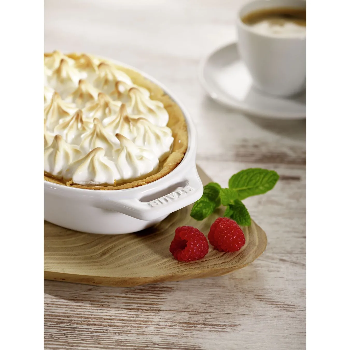 Staub Pirofila Ovale - 17 Cm, Colore Bianco Puro - immagine 2