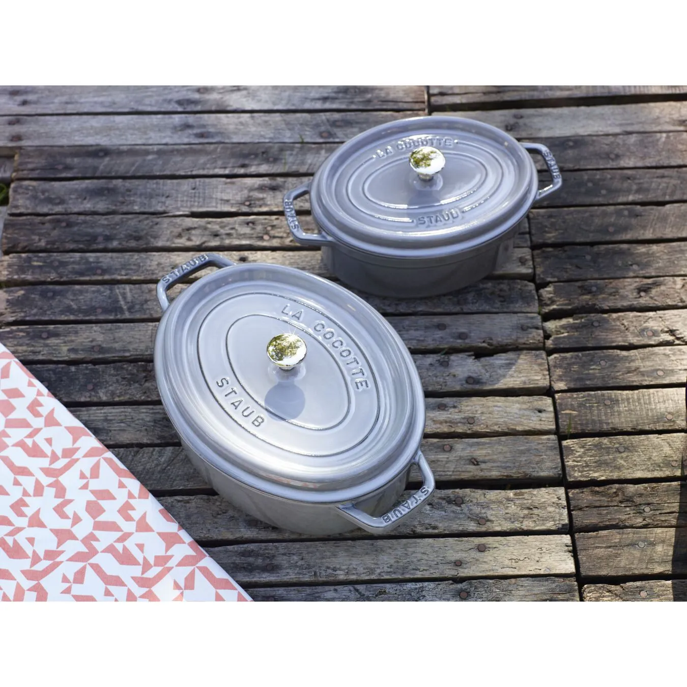 Staub Cocotte Ovale - 15 Cm, Colore Grigio Grafite - immagine 6