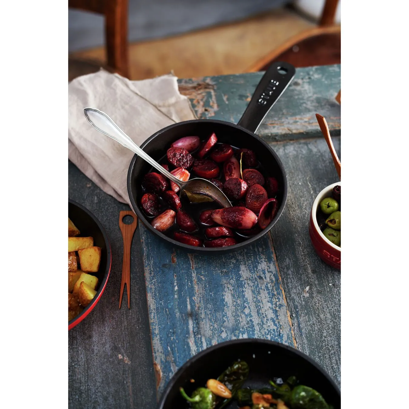 Staub Padella - 16 Cm, Ghisa, Black Matt - immagine 5