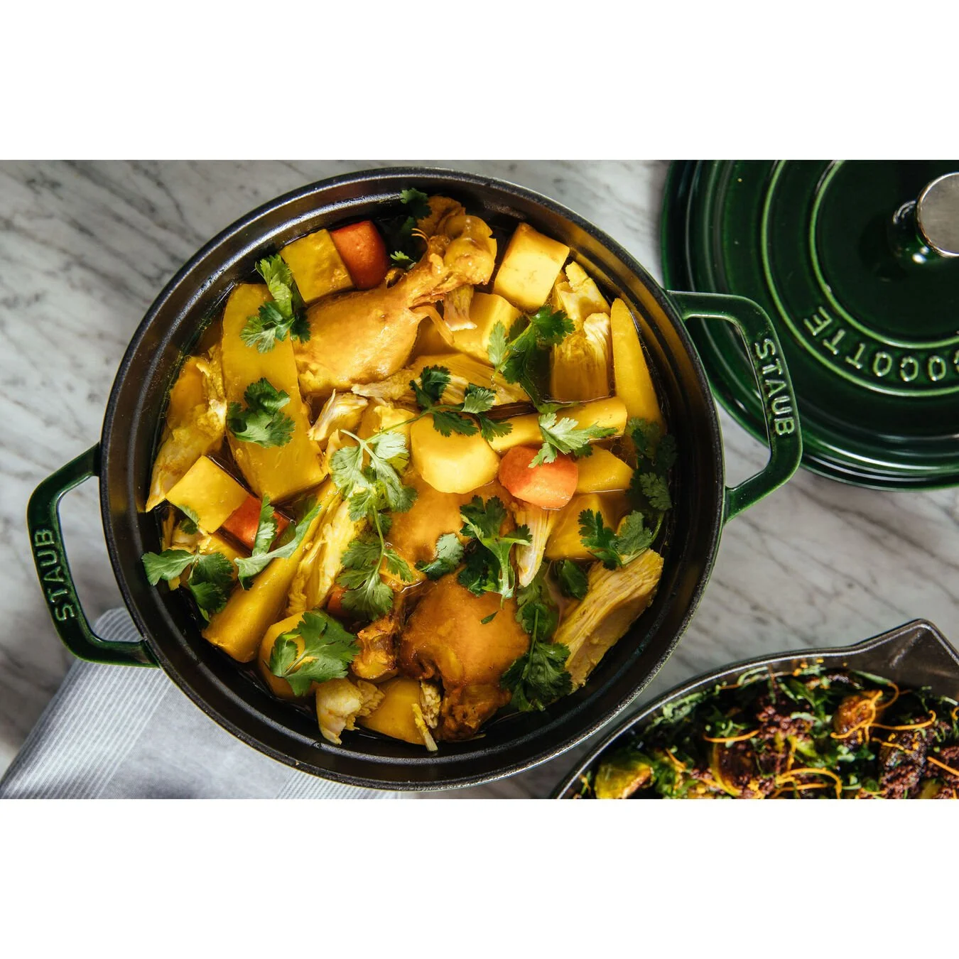 Staub Cocotte Rotonda - 24 Cm, Basilico - immagine 3