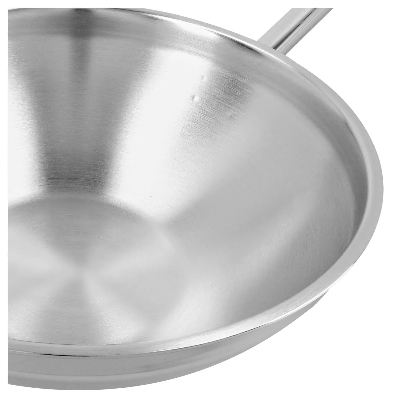 Demeyere Wok Fondo Piatto - 36 Cm, 18/10 Acciaio Inossidabile - immagine 2