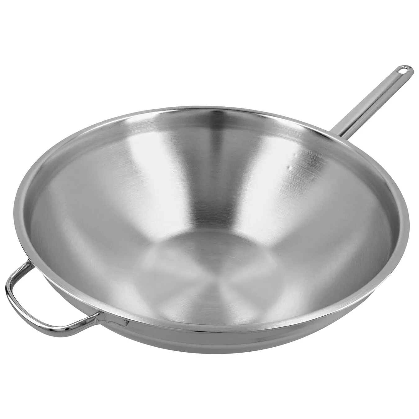 Demeyere Wok Fondo Piatto - 36 Cm, 18/10 Acciaio Inossidabile - immagine 5