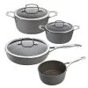 Ballarini Set Di Pentole, 4-PZ, Alluminio, Granitium Titanium Extrem