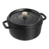 Staub Cocotte Rotonda - 24 Cm, Nera