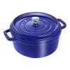 Staub Cocotte Rotonda - 24 Cm, Blu Scuro