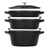 Staub Set Di Pentole - 3-pz., Ghisa