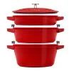 Staub Set Di Pentole - 3-pz., Ghisa