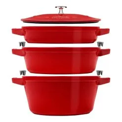 Staub Set Di Pentole - 3-pz., Ghisa