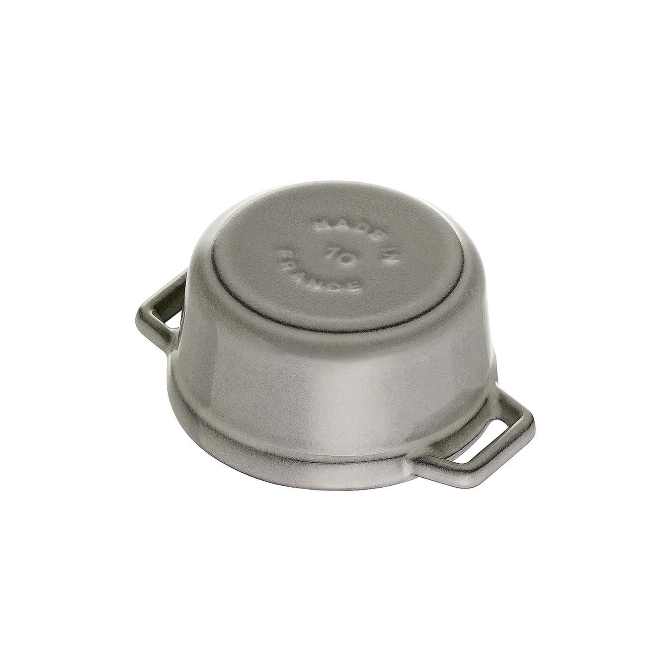 Staub Mini Cocotte Rotonda - 10 Cm, Grigio Grafite - immagine 4