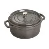 Staub Cocotte Rotonda - 18 Cm, Colore Grigio Grafite