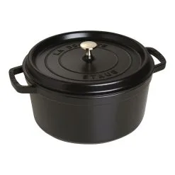Staub Cocotte Rotonda - 28 Cm, Nera
