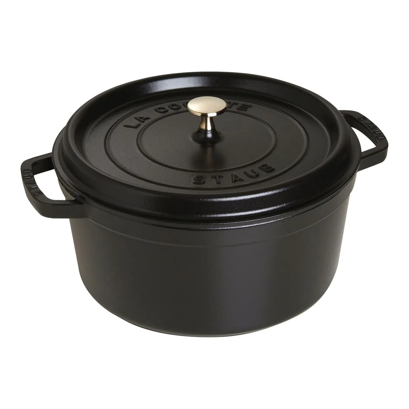 Staub Cocotte Rotonda - 28 Cm, Nera
