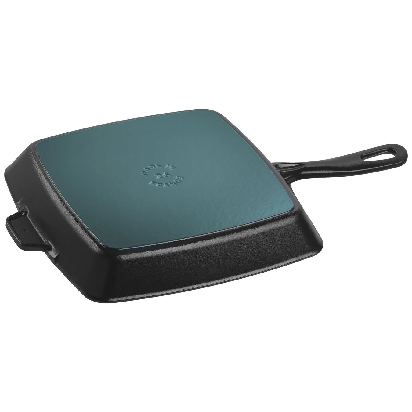 Staub Grill Con Manico Quadrata - 26 X 26 Cm, Nera - immagine 2