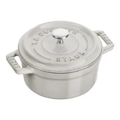 Staub Mini Cocotte Rotonda - 10 Cm, Tartufo Bianco