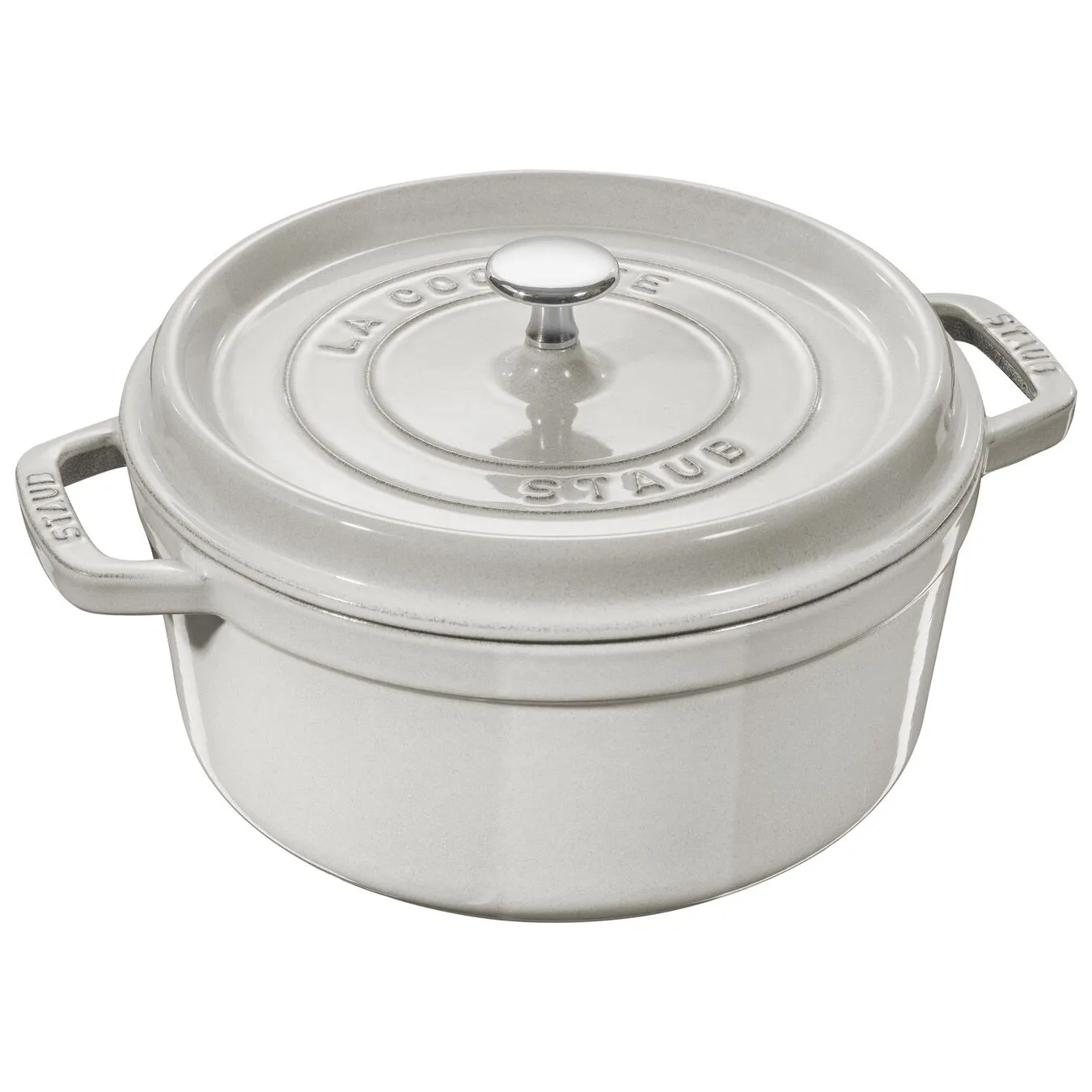 Staub Cocotte Rotonda - 26 Cm, Tartufo Bianco