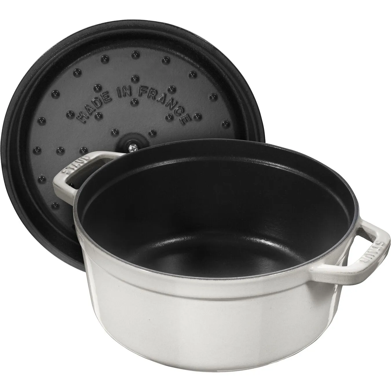Staub Cocotte Rotonda - 26 Cm, Tartufo Bianco - immagine 2