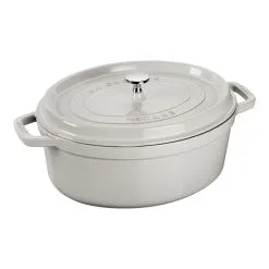Staub Cocotte Ovale - 27 Cm, Tartufo Bianco
