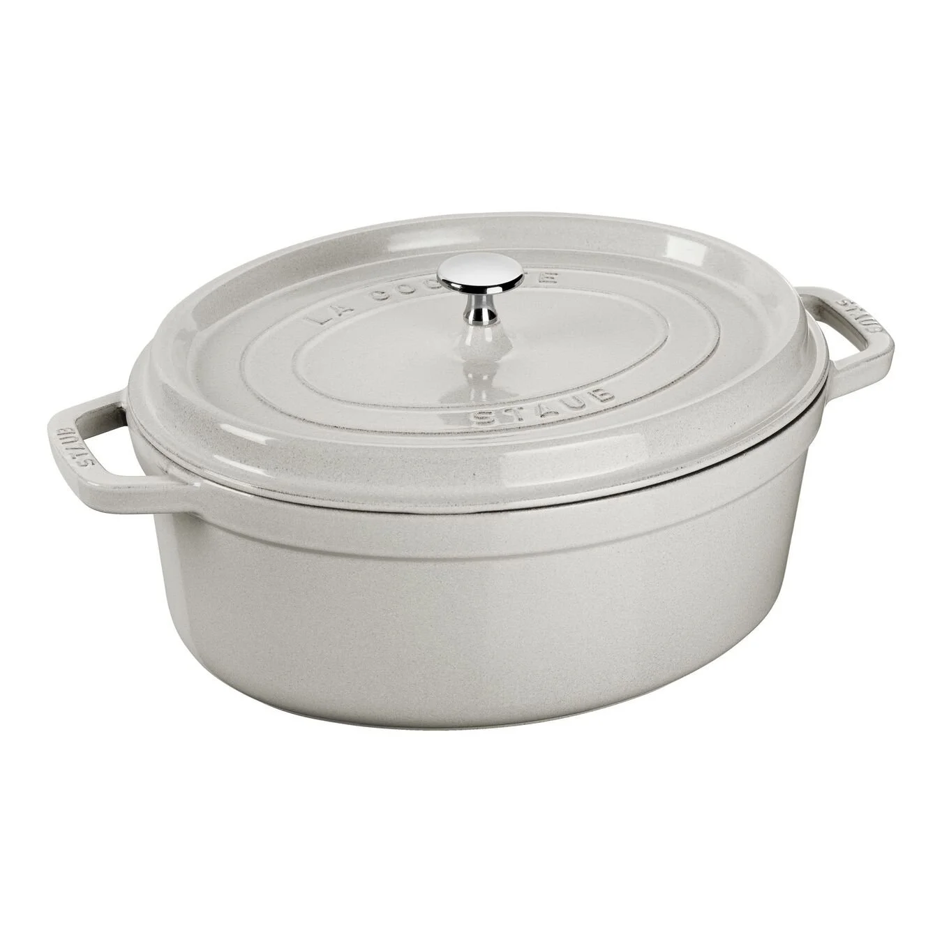 Staub Cocotte Ovale - 27 Cm, Tartufo Bianco