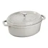 Staub Cocotte Ovale - 37 Cm, Tartufo Bianco