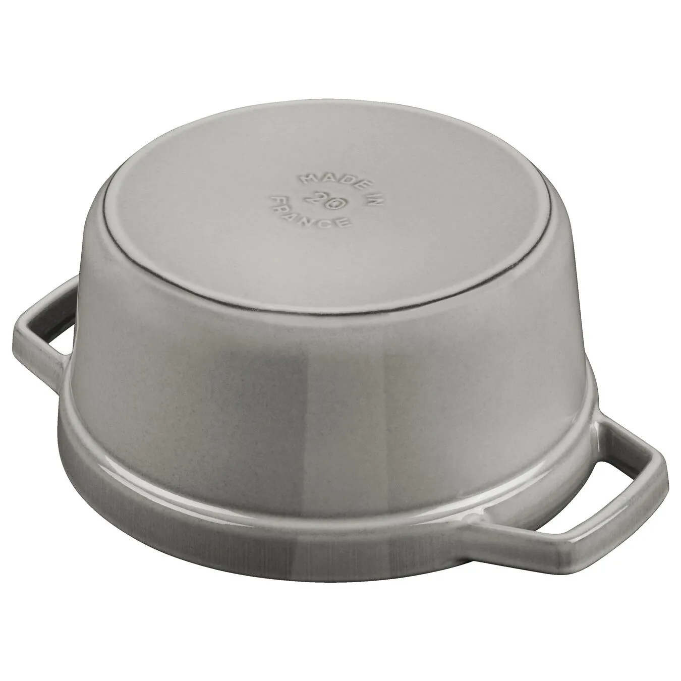 Staub Cocotte Rotonda - 26 Cm, Colore Grigio Grafite - immagine 2