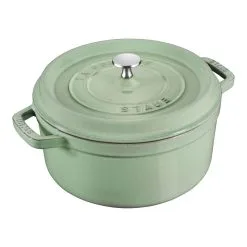 Staub Cocotte Rotonda - 24 Cm, Salvia