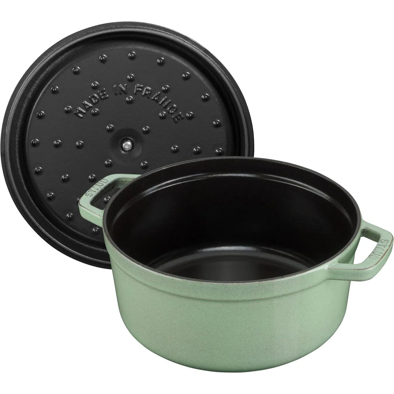 Staub Cocotte Rotonda - 24 Cm, Salvia - immagine 2