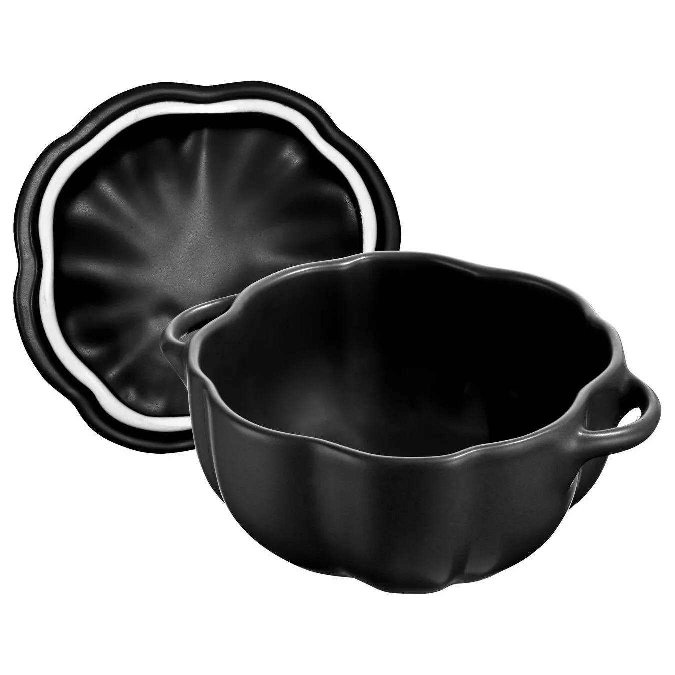 Staub Cocotte Zucca - 12 Cm, Nera - immagine 2