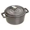 Staub Cocotte Rotonda - 20 Cm, Colore Grigio Grafite