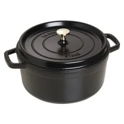 Staub Cocotte Rotonda - 26 Cm, Nera