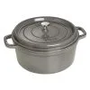 Staub Cocotte Rotonda - 28 Cm, Colore Grigio Grafite