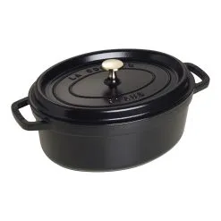 Staub Cocotte Ovale - 29 Cm, Nera