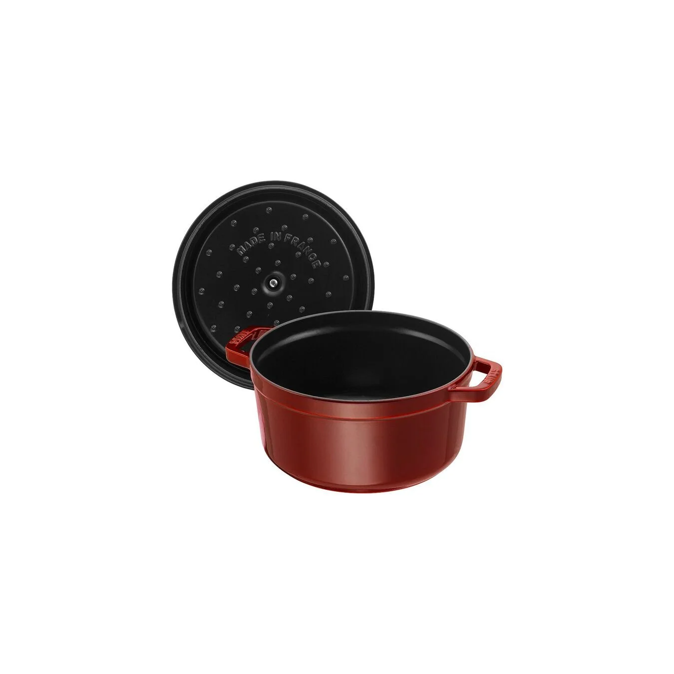 Staub Cocotte Rotonda - 24 Cm, Granatina - immagine 2