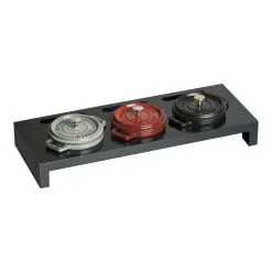 Staub Supporto Rettangolare - 42 Cm X 16 Cm, Nero