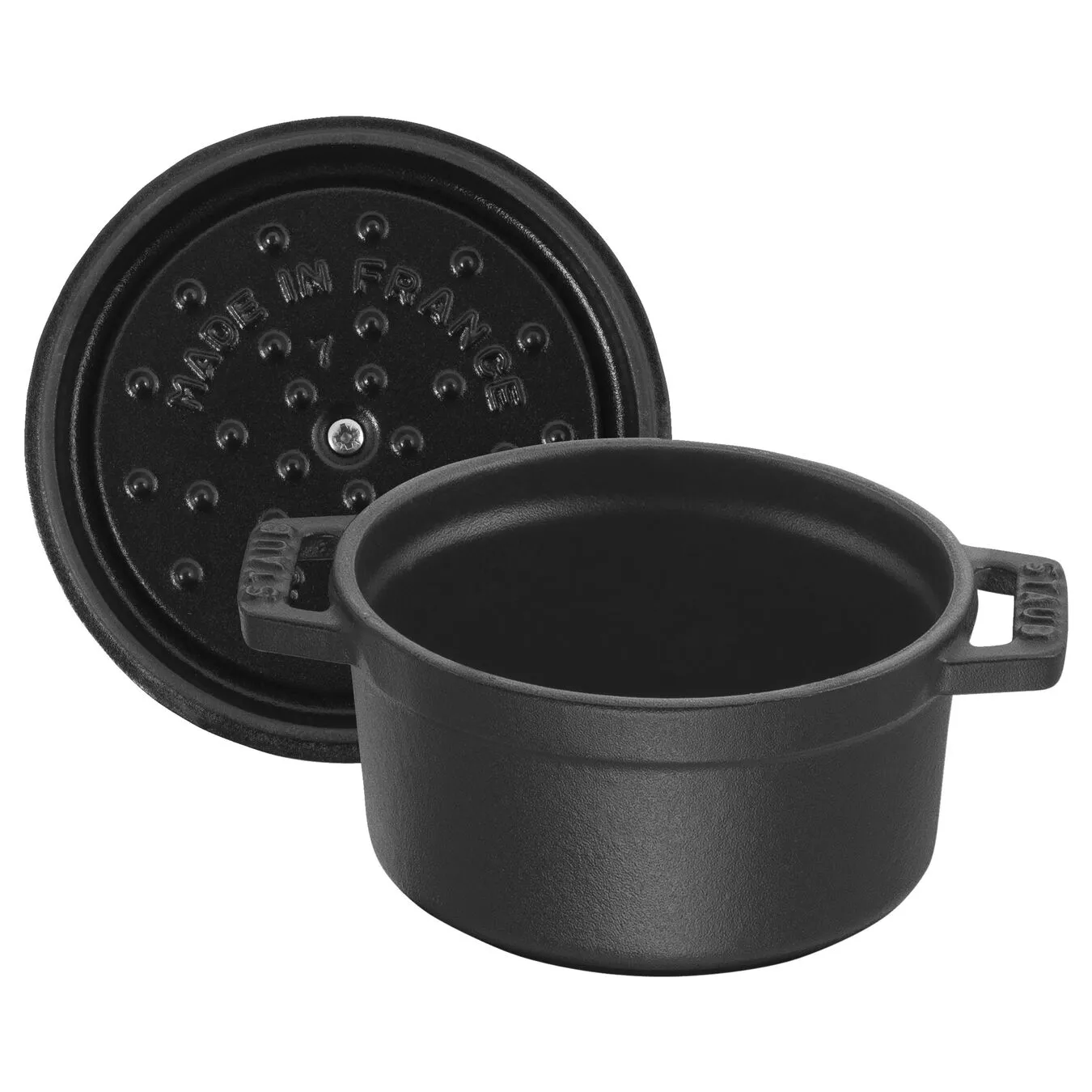 Staub Cocotte Rotonda - 12 Cm, Nera - immagine 5