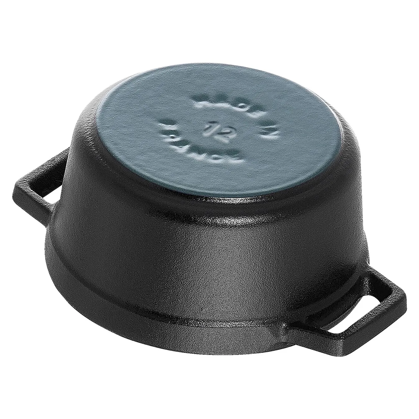 Staub Cocotte Rotonda - 12 Cm, Nera - immagine 4