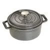 Staub Cocotte Rotonda - 12 Cm, Colore Grigio Grafite