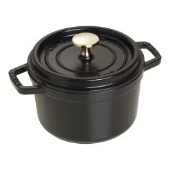 Staub Cocotte Rotonda - 16 Cm, Nera