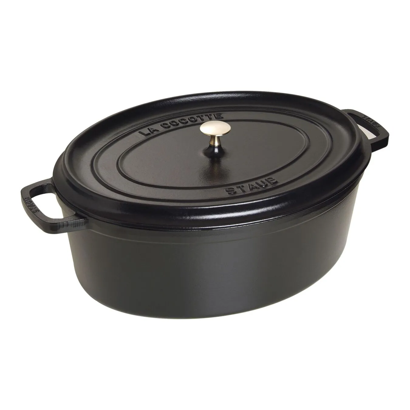 Staub Cocotte Ovale - 41 Cm, Nera