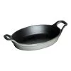 Staub Pirofila Ovale - 15 Cm, Colore Grigio Grafite