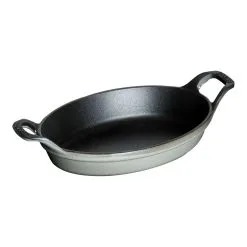 Staub Pirofila Ovale - 15 Cm, Colore Grigio Grafite