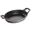 Staub Pirofila Ovale - 21 Cm, Colore Grigio Grafite