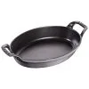 Staub Pirofila Ovale - 24 Cm, Colore Grigio Grafite