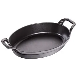 Staub Pirofila Ovale - 24 Cm, Colore Grigio Grafite
