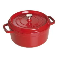 Staub Cocotte Rotonda - 24 Cm, Ciliegia