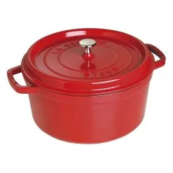 Staub Cocotte Rotonda - 30 Cm, Ciliegia