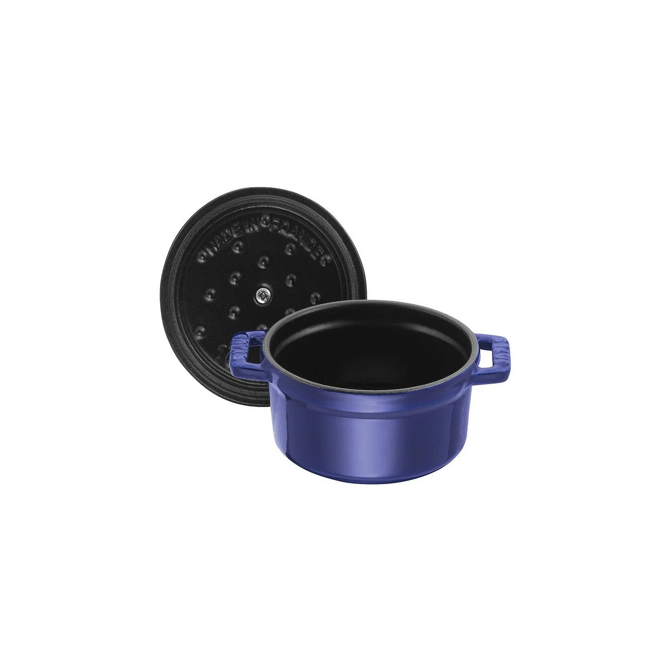 Staub Mini Cocotte Rotonda - 10 Cm, Blu Scuro - immagine 4
