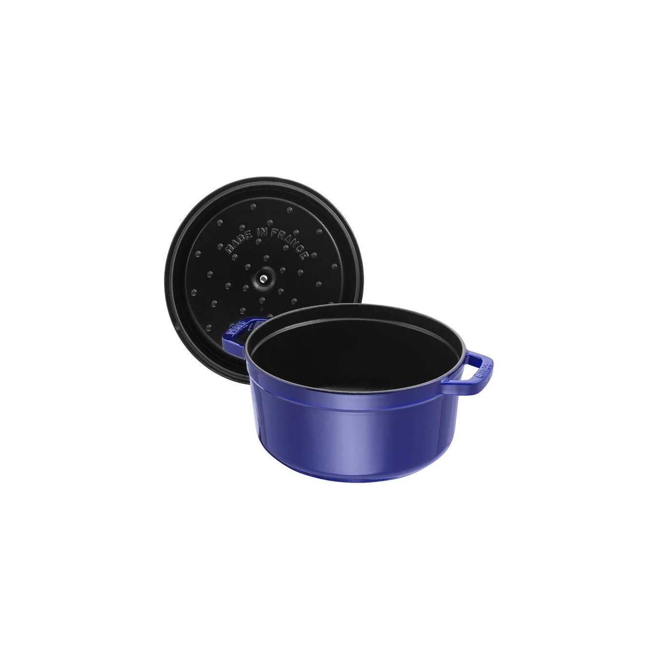 Staub Cocotte Rotonda - 22 Cm, Blu Scuro - immagine 4